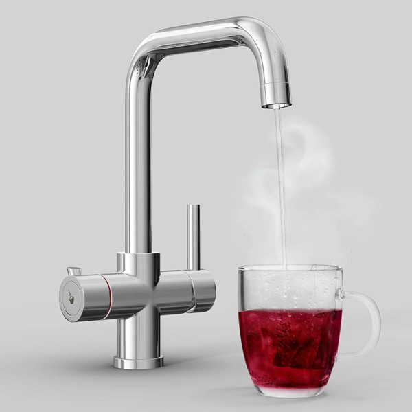 Fahrenheit Polished (3 in 1) Chrome Boiling Water Tap - LPS Kitchens and  Interiors