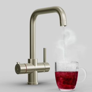 Fohen Fahrenheit | Brushed Nickel | 3-in-1 / 4-in-1 | Instant Boiling Water  Tap - LPS Kitchens and Interiors