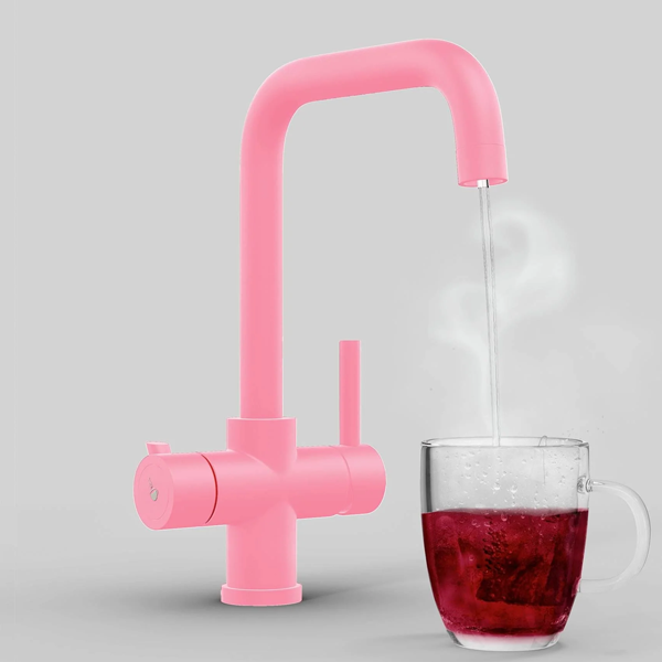 Fohen Fahrenheit | Satin Pink | 3-in-1 / 4-in-1 | Boiling Water Tap - LPS  Kitchens and Interiors